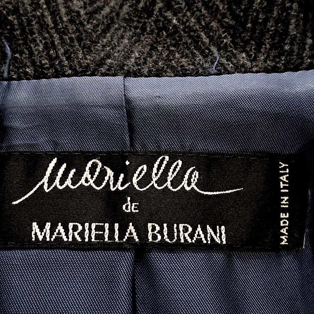 MADE IN ITALY WOOL COAT with slit at the back, size 10 length50width20sleeve23 - Picture 4 of 6